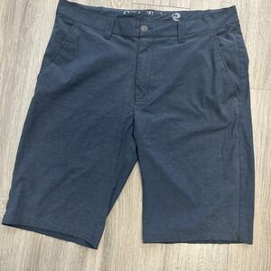 BKE Oliver Hybrid Shorts Mens 38 Navy Blue Lightweight‎ stretch 11 inch inseam